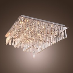 Moderne moderne Crystal Others Flush Mount