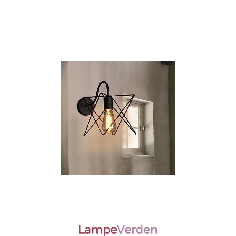 Nordic Retro Gang Trapper Line Væglampe Lys