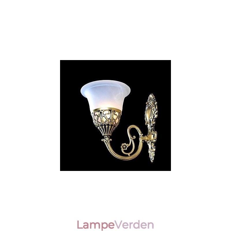 Bronze Væglamper Lys Moire Glas European Retro Classic 220V