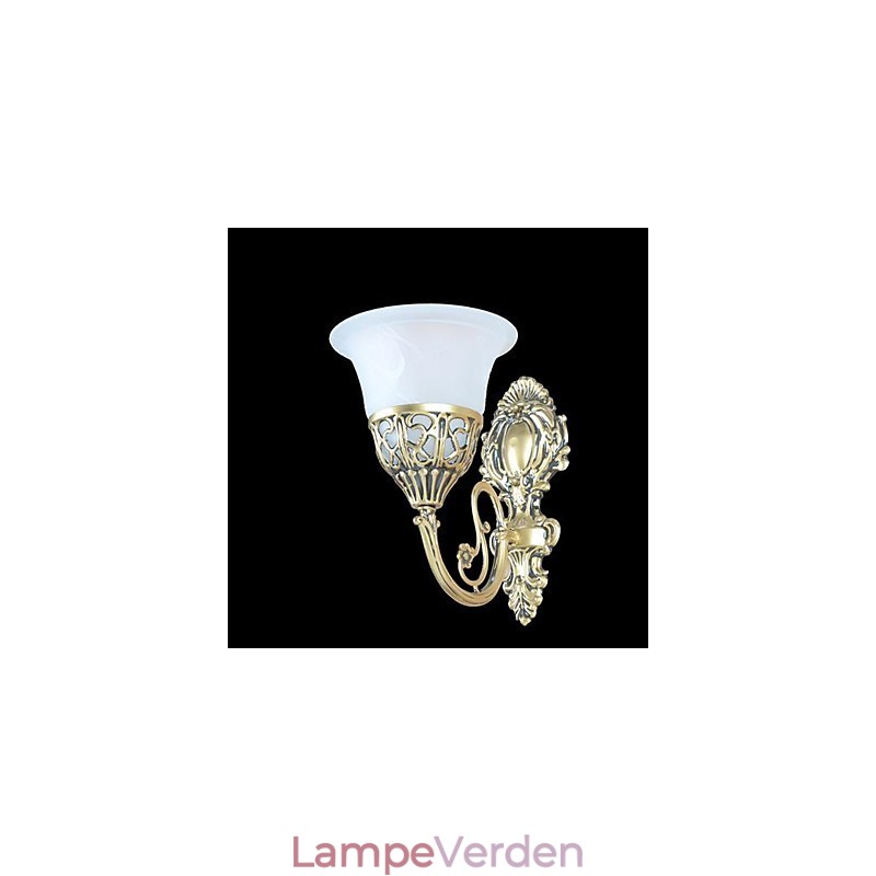 Bronze Væglamper Lys Moire Glas European Retro Classic 220V
