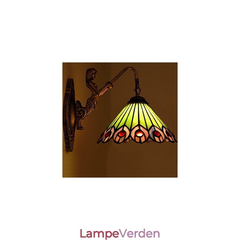 Europæisk kontrakteret landdistrikterne kreative smedejerns væglampe lys