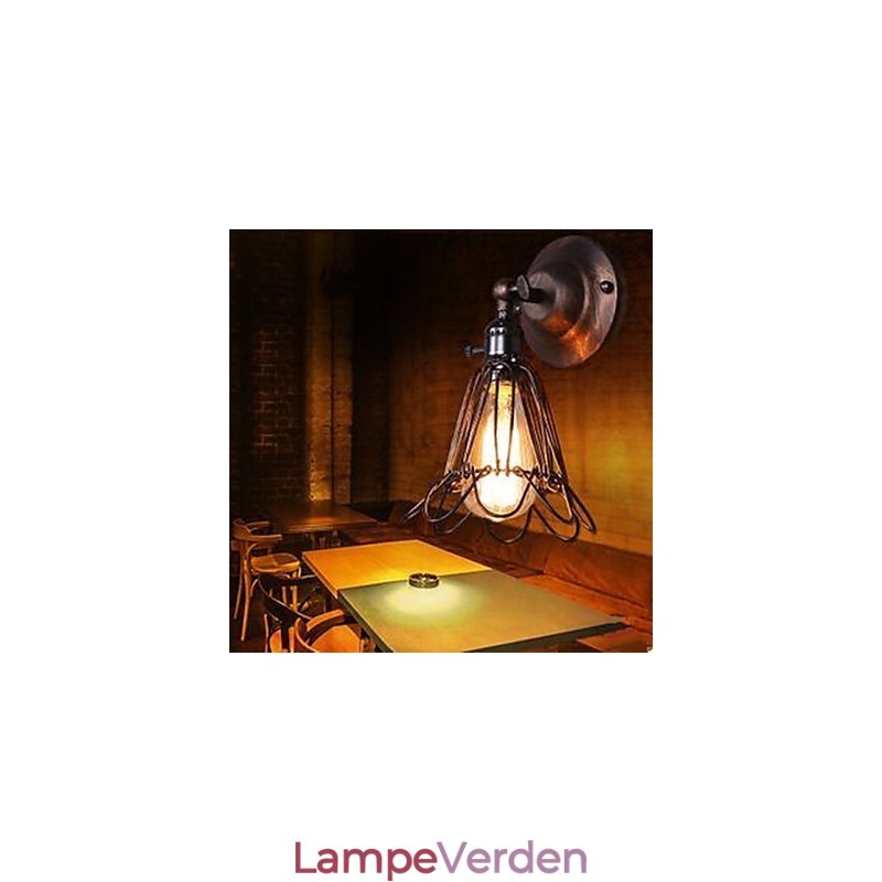 Lille bur væglampe industriel stil gendannelse af gamle måder korridor korridor lamper og lanterner
