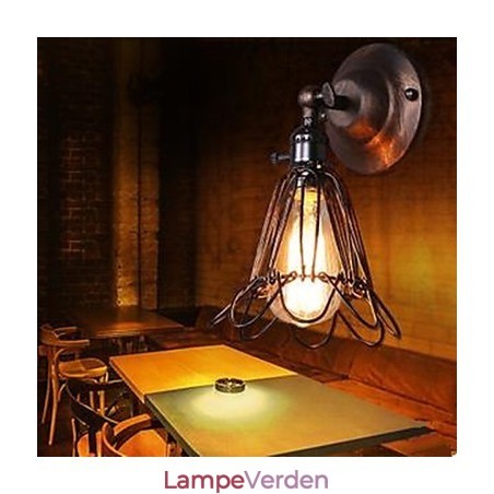 Lille bur væglampe industriel stil gendannelse af gamle måder korridor korridor lamper og lanterner Lille bur væglampe industriel stil gendannelse af gamle måder korridor korridor lamper og lanterner