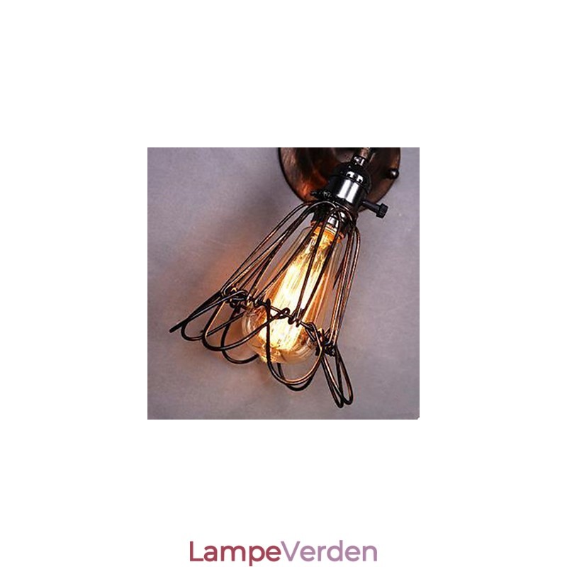 Lille bur væglampe industriel stil gendannelse af gamle måder korridor korridor lamper og lanterner