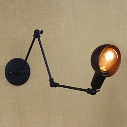 Personlighed Lang Arm Justerbar Vinkel Bar Tre Retro Stue Lamper Belysning Dekorativ Væglampe