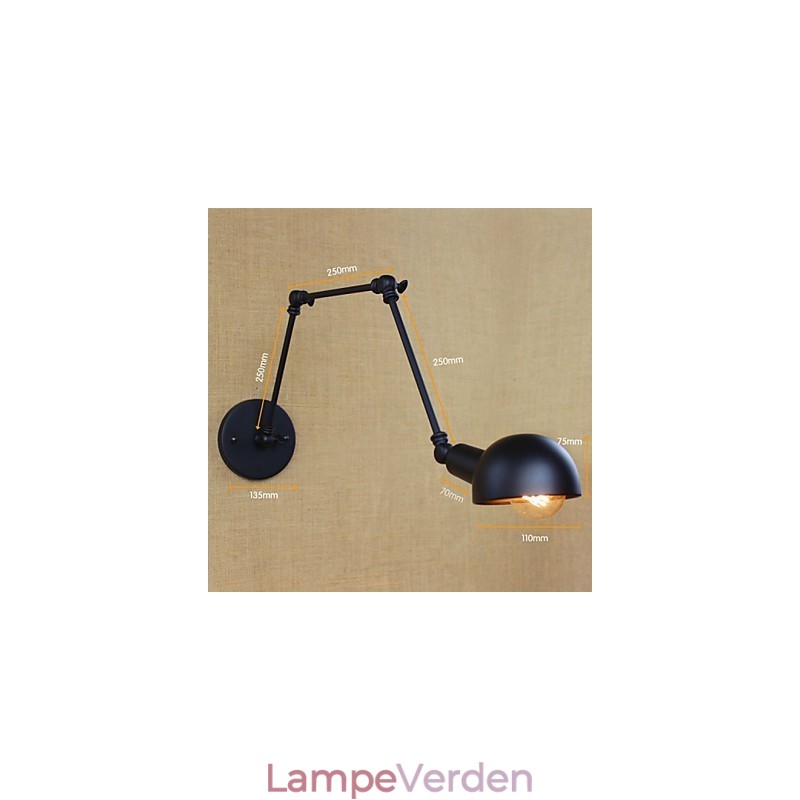 Personlighed Lang Arm Justerbar Vinkel Bar Tre Retro Stue Lamper Belysning Dekorativ Væglampe