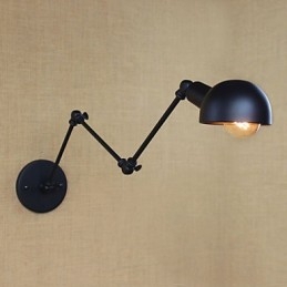 Personlighed Lang Arm Justerbar Vinkel Bar Tre Retro Stue Lamper Belysning Dekorativ Væglampe