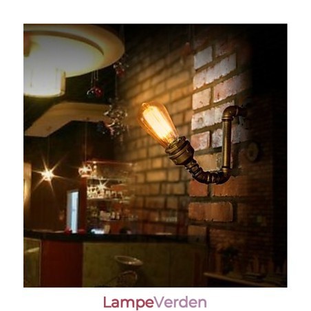 American Village Loft Industriel Edison Style Vintage Væglampe Retro Vandrør Lampe Væglampe American Village Loft Industriel Edison Style Vintage Væglampe Retro Vandrør Lampe Væglampe