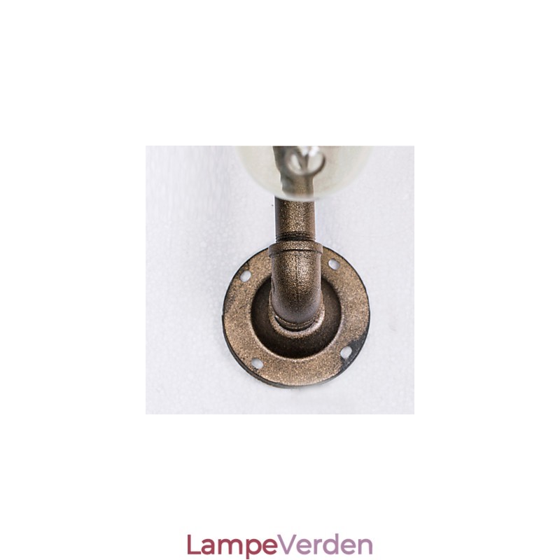 American Village Loft Industriel Edison Style Vintage Væglampe Retro Vandrør Lampe Væglampe