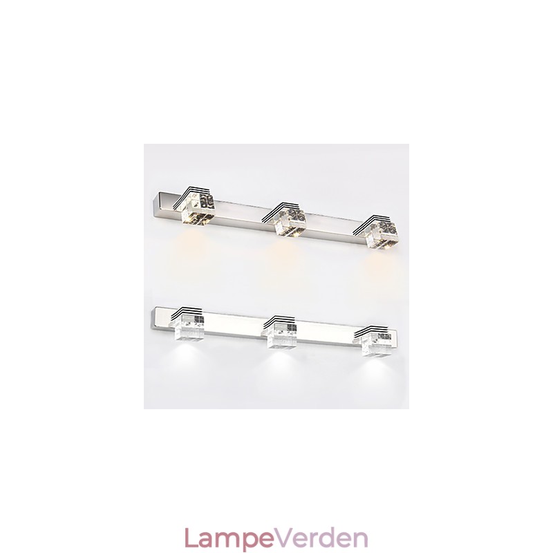 Væglamper Badeværelsesbelysning Vægskiver Krystal Ministil Moderne Moderne Metal