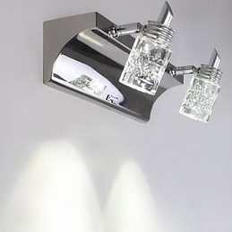 Krystal badeværelsesbelysning Moderne moderne metal
