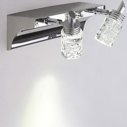 Krystal badeværelsesbelysning Moderne moderne metal