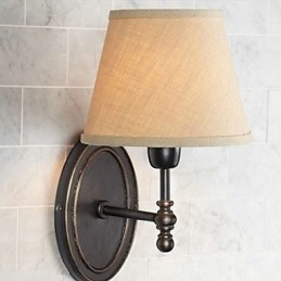 Landdistrikt Nordisk Restaurering anCient Ways Warm Cloth WallLamp
