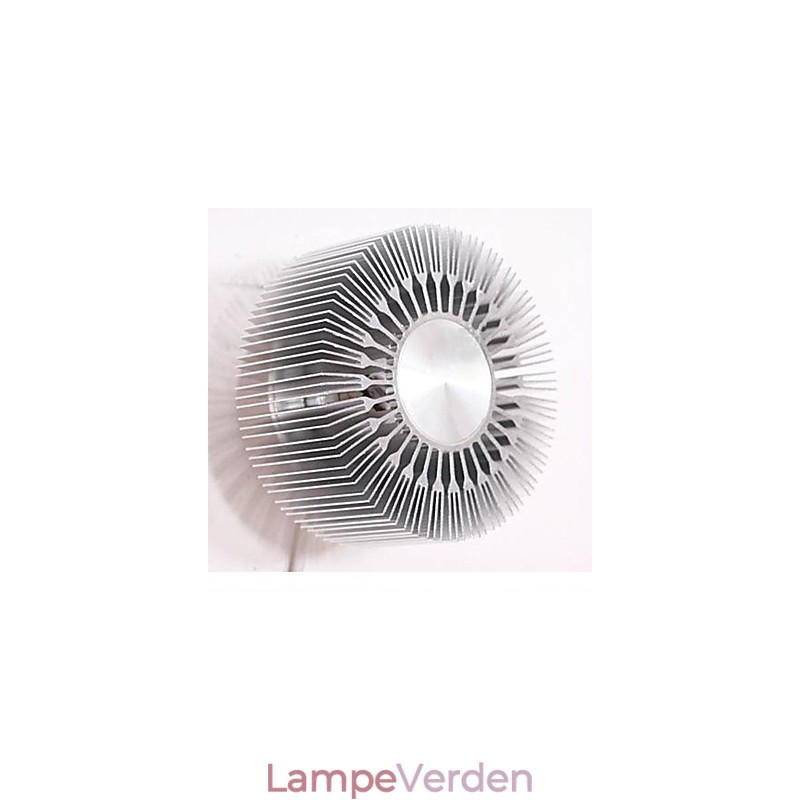Embed rund solsikke type aluminium projektions væglampe