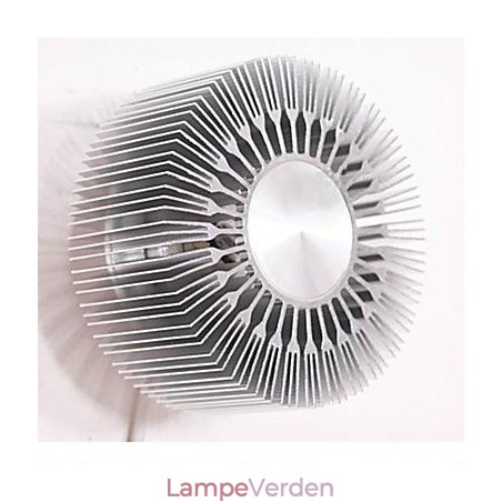 Embed rund solsikke type aluminium projektions væglampe Embed rund solsikke type aluminium projektions væglampe