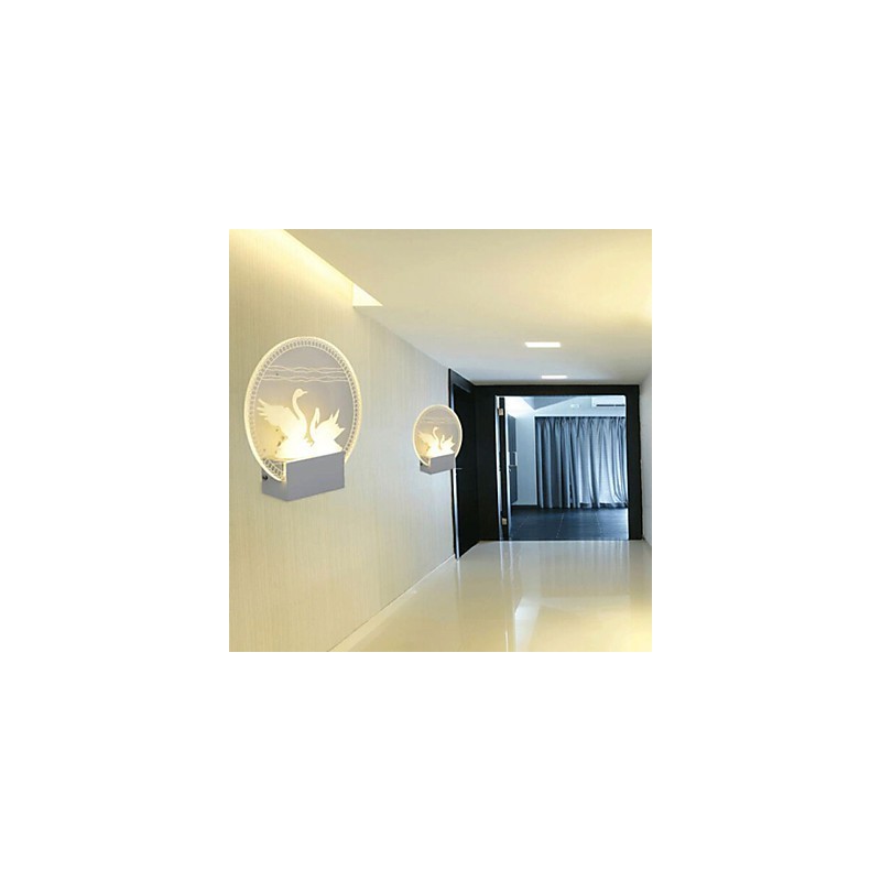 Akryl Væglampe PVC Lampe Lys Moderne Moderne Metal
