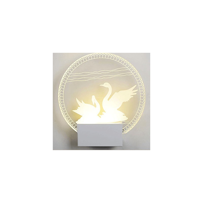 Akryl Væglampe PVC Lampe Lys Moderne Moderne Metal