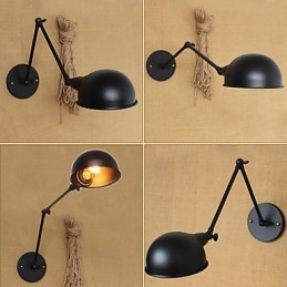 Industriel stil Retro dobbelt lang arm en enkel personlighed Ills Bedside Spisestue Dekorativ væglampe