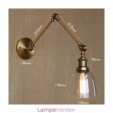 Retro Vintage RACK Soveværelse Sengekant Eksklusiv Hotel Lobby Dekoreret Antik Bronze Wall Sconce Retro Vintage RACK Soveværelse Sengekant Eksklusiv Hotel Lobby Dekoreret Antik Bronze Wall Sconce