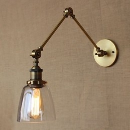 Retro Vintage RACK Soveværelse Sengekant Eksklusiv Hotel Lobby Dekoreret Antik Bronze Wall Sconce