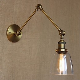 Retro Vintage RACK Soveværelse Sengekant Eksklusiv Hotel Lobby Dekoreret Antik Bronze Wall Sconce