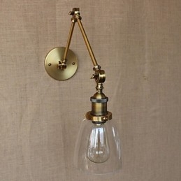 Retro Vintage RACK Soveværelse Sengekant Eksklusiv Hotel Lobby Dekoreret Antik Bronze Wall Sconce