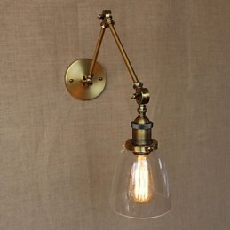 Retro Vintage RACK Soveværelse Sengekant Eksklusiv Hotel Lobby Dekoreret Antik Bronze Wall Sconce