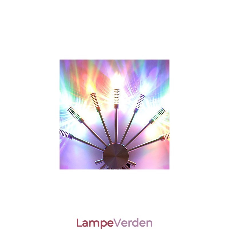 Moderne væglampe med spredningslysdesign til 7 retninger vifteformet lys