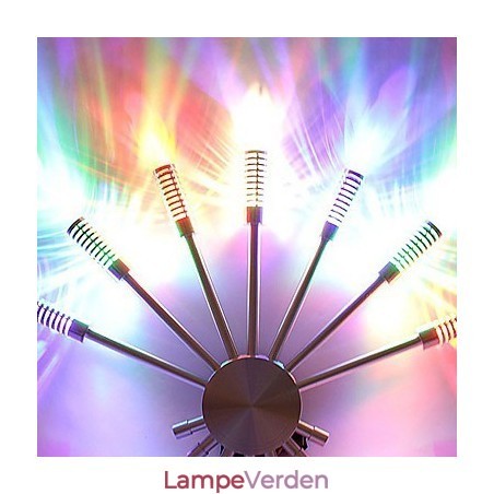 Moderne væglampe med spredningslysdesign til 7 retninger vifteformet lys Moderne væglampe med spredningslysdesign til 7 retninger vifteformet lys