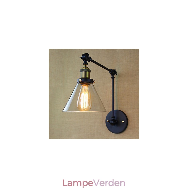 Mediterranean Village Retro Pastoral Glas Dekorativ Væg Sconce Tøjbutik Restaurant Kaffe