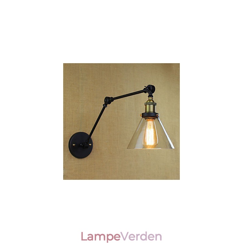 Mediterranean Village Retro Pastoral Glas Dekorativ Væg Sconce Tøjbutik Restaurant Kaffe