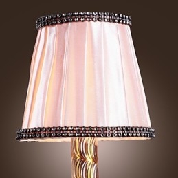 Elegant krystal væglampe i pink