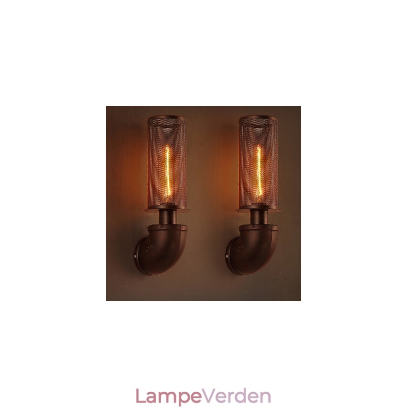 Gendan ældgamle måder Smedejern Loft Creative Wall Lamp Lights