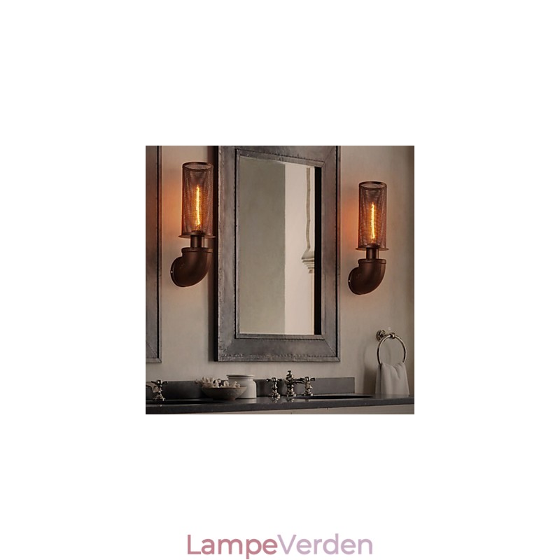 Gendan ældgamle måder Smedejern Loft Creative Wall Lamp Lights