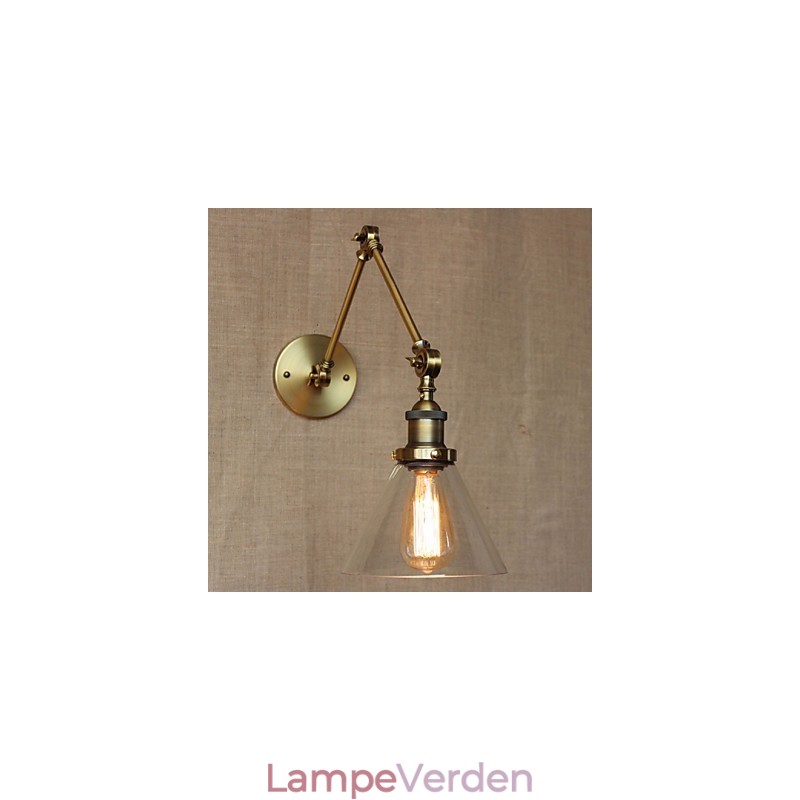 Industriel stil Retro Vintage Stores Soveværelse Moderne kirkesal dekoreret bronze væg lampet
