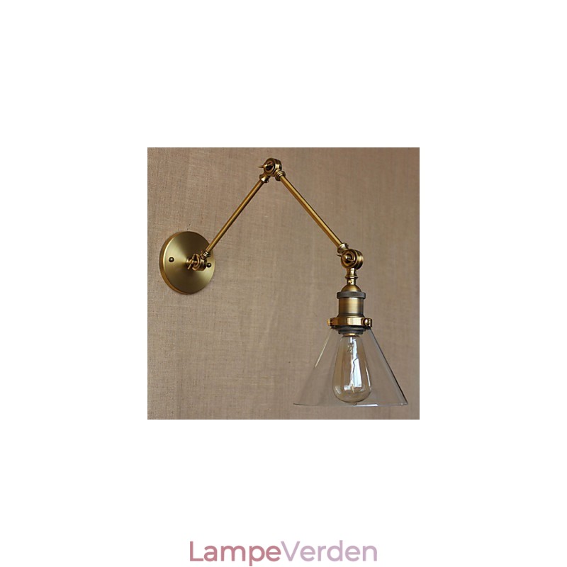 Industriel stil Retro Vintage Stores Soveværelse Moderne kirkesal dekoreret bronze væg lampet