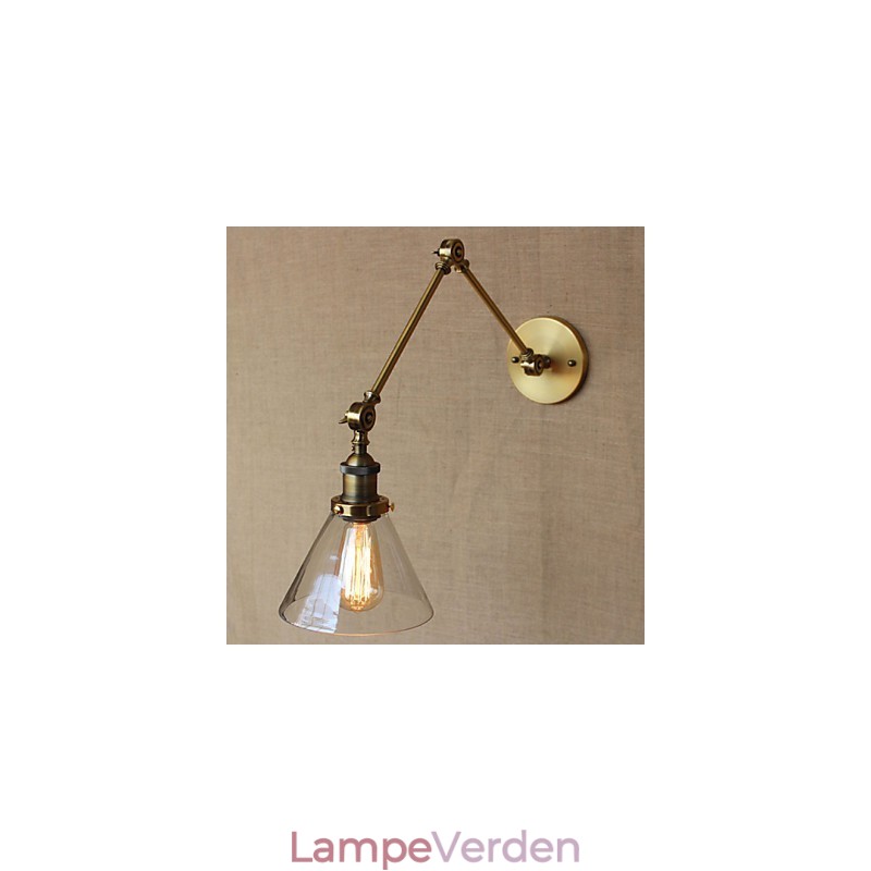 Industriel stil Retro Vintage Stores Soveværelse Moderne kirkesal dekoreret bronze væg lampet
