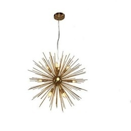 Retro Imitation Copper Creative line 12 Lysekrone