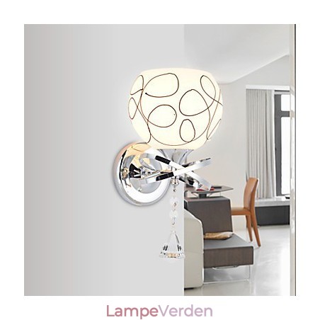 Kreativt moderne og kontraheret kreativt krystalvæglampelys Kreativt moderne og kontraheret kreativt krystalvæglampelys
