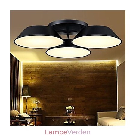 Flush Mount 3 lys Metal Akryl Simple Modern Flush Mount 3 lys Metal Akryl Simple Modern