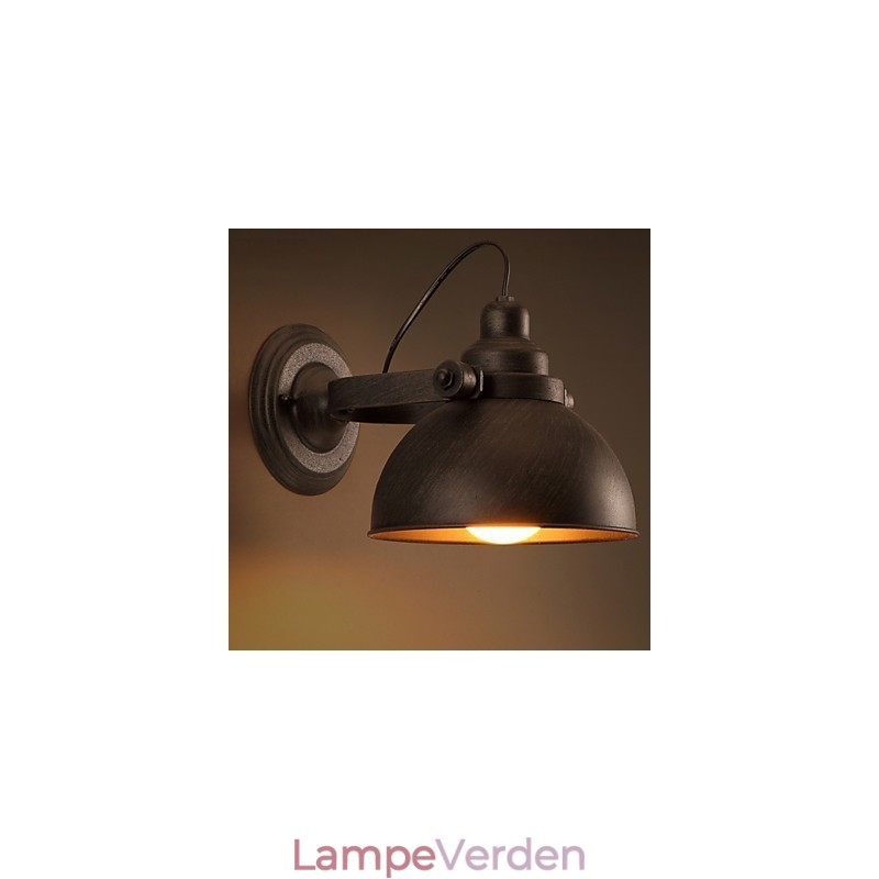 Loft Smedejern Pot Creative Vintage Væglampe Lights