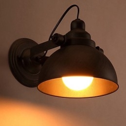 Loft Smedejern Pot Creative Vintage Væglampe Lights