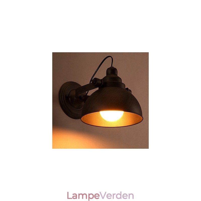 Loft Smedejern Pot Creative Vintage Væglampe Lights