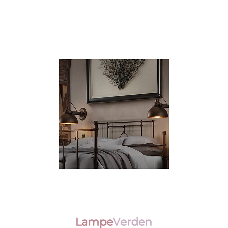 Loft Smedejern Pot Creative Vintage Væglampe Lights