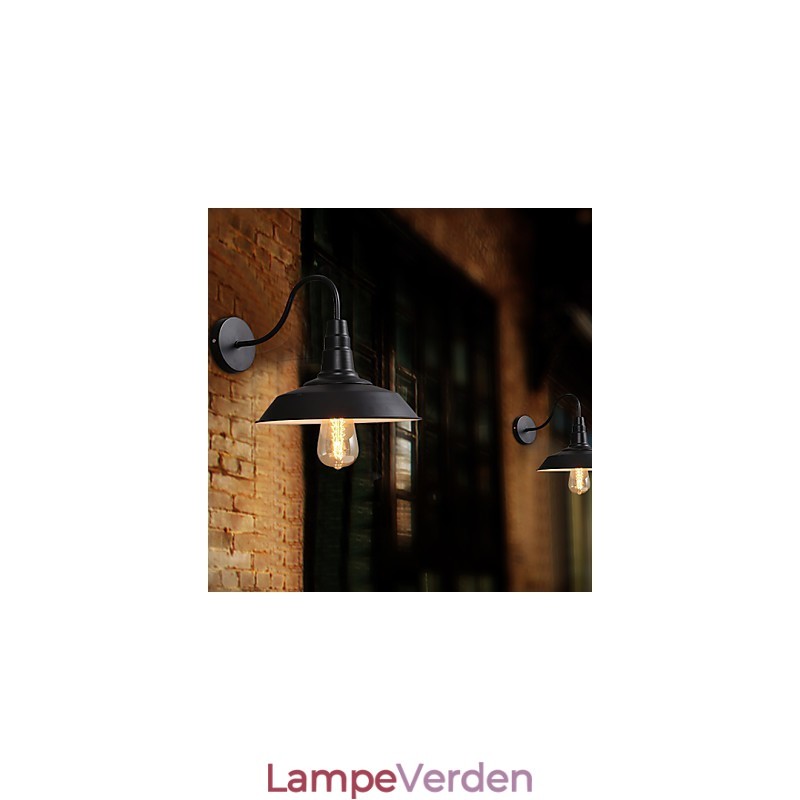 Restaurering af gamle måder er den gamle gadelampe Balkon Gang Smedejern Pot Væglampe