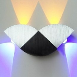 Mini Style Flush Mount væglamper Modern Contemporary Metal