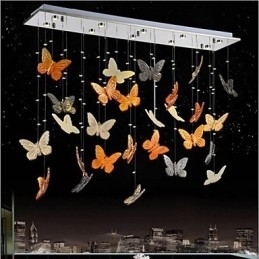 Lampe Pendel Butterfly Crystal Lampe