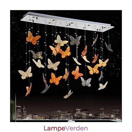 Lampe Pendel Butterfly Crystal Lampe Lampe Pendel Butterfly Crystal Lampe