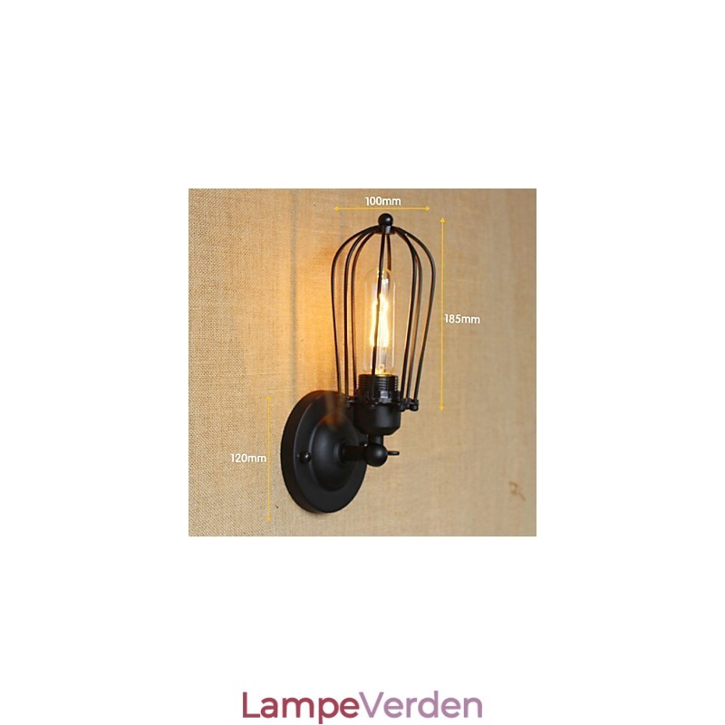 Retro minimalistiske industrielle designere Balkon Gangtrapper Lampe Dekorativ væglampe