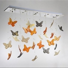 Lampe Pendel Butterfly Crystal Lampe